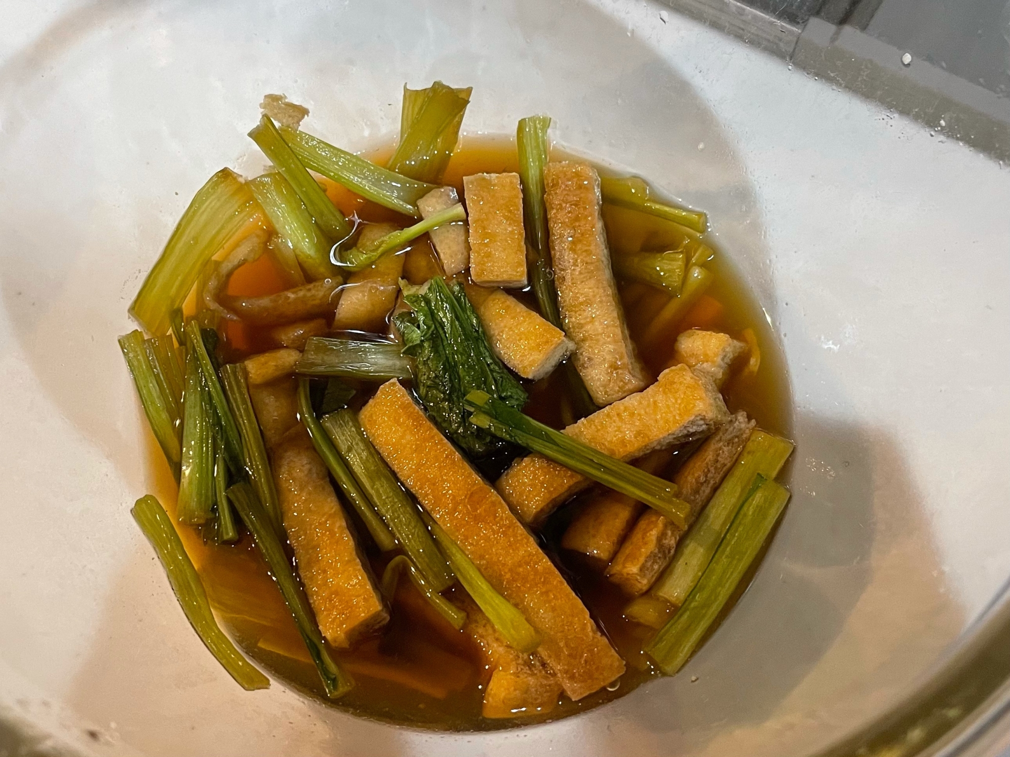 レンジで簡単！小松菜の煮浸し