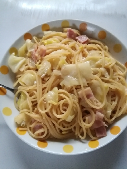 和風なパスタか食べたくて作りました、簡単で美味しいレシピありがとうございました、美味しかったです