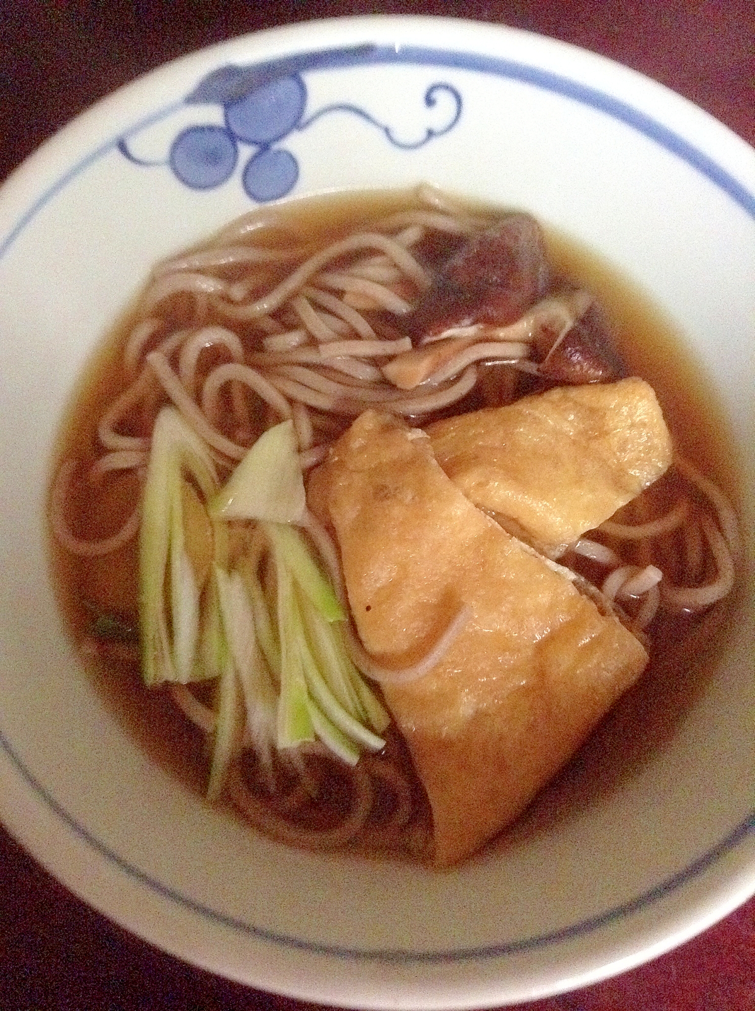 椎茸と油揚げの蕎麦【あり合わせ☆献立】