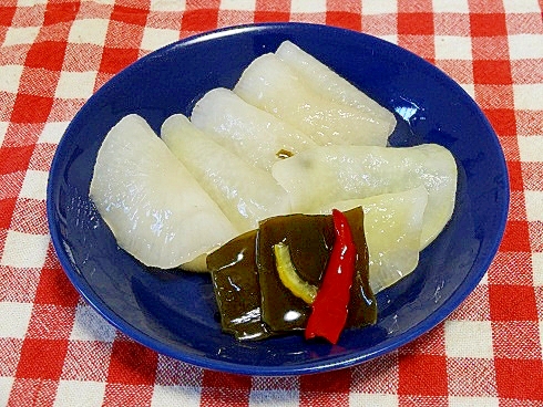 うちの漬物・うちの常備菜「千枚漬」