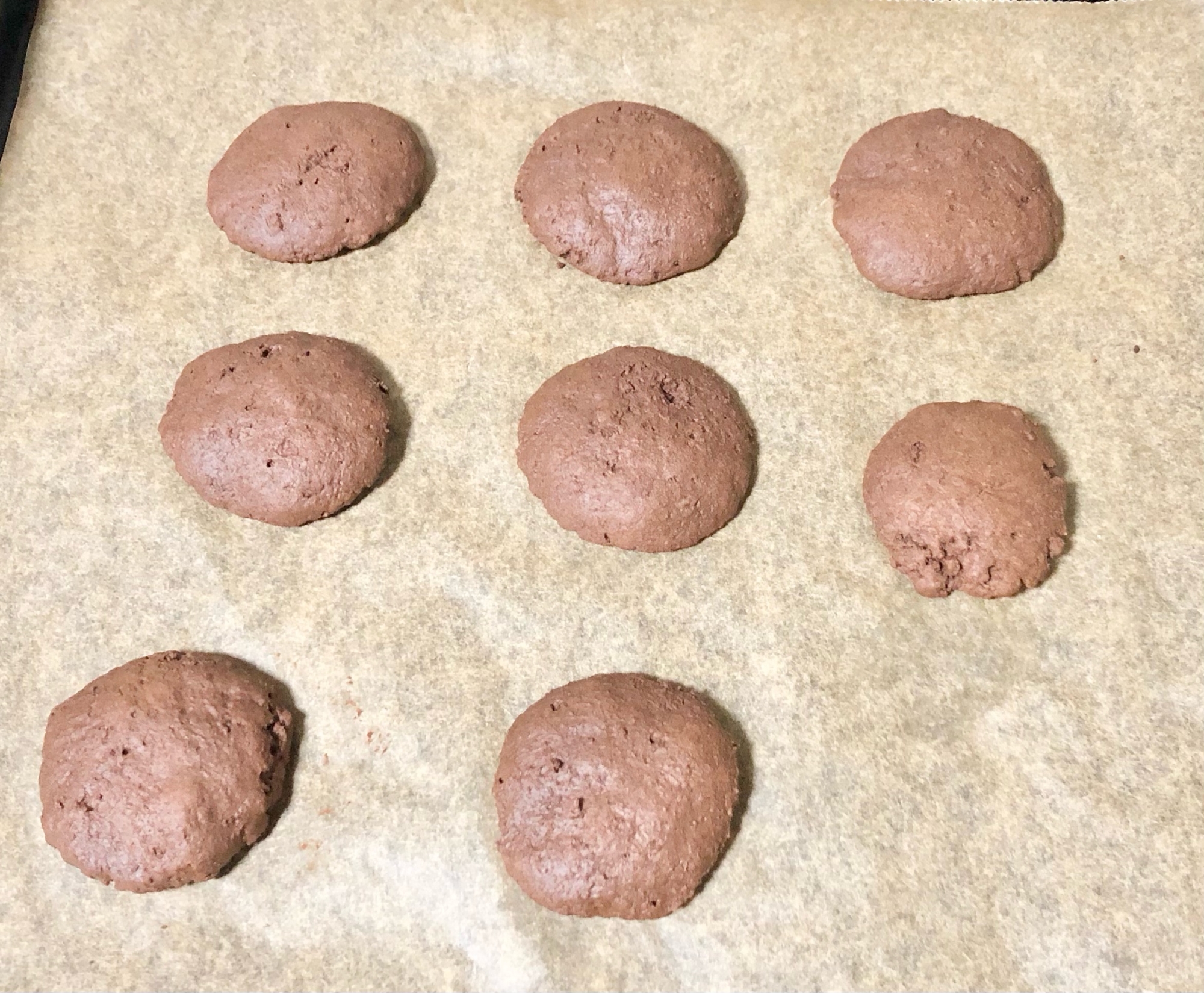 簡単⭐材料3つで焼きチョコ風クッキー