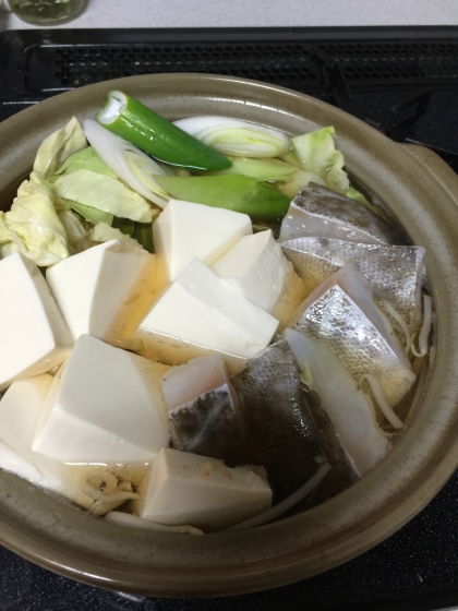 冬の醍醐味。鱈、お野菜とたくさんとれてヘルシー(^^)/。
とっても美味しかったです。