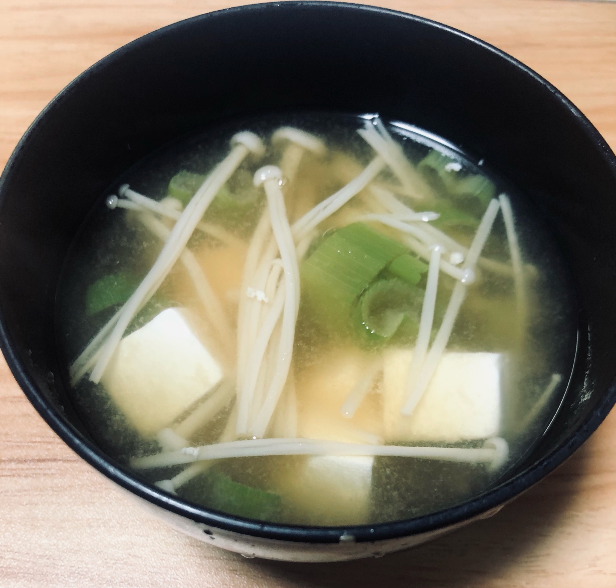 えのきと豆腐の味噌汁