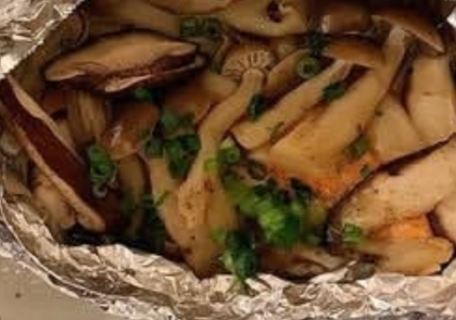 ꧁鮭とえのきのホイル焼き꧂