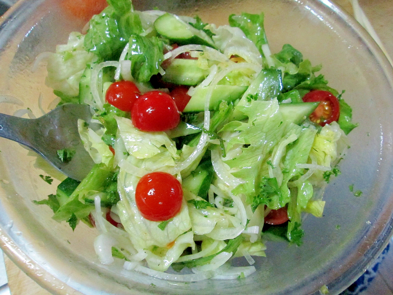 乱切り野菜のサラダ