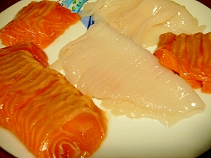 サーモンとイカの刺身 レシピ 作り方 By えだまめ大好き 楽天レシピ サーモンとイカの刺身 レシピ 作り方 By えだまめ大好き 楽天レシピ