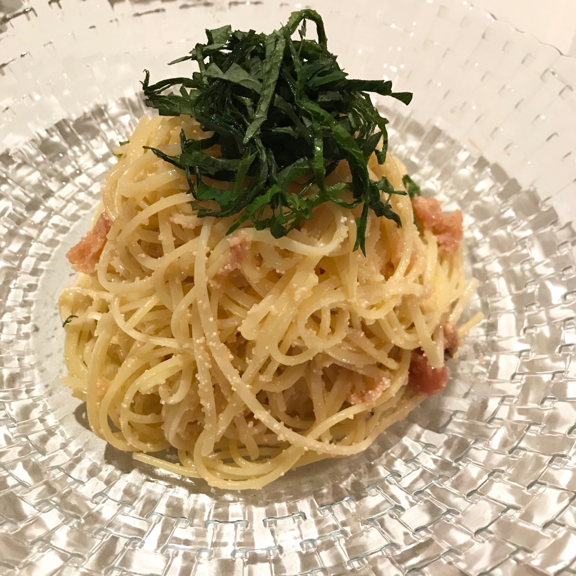 レモンでさっぱり＊簡単たらこパスタ