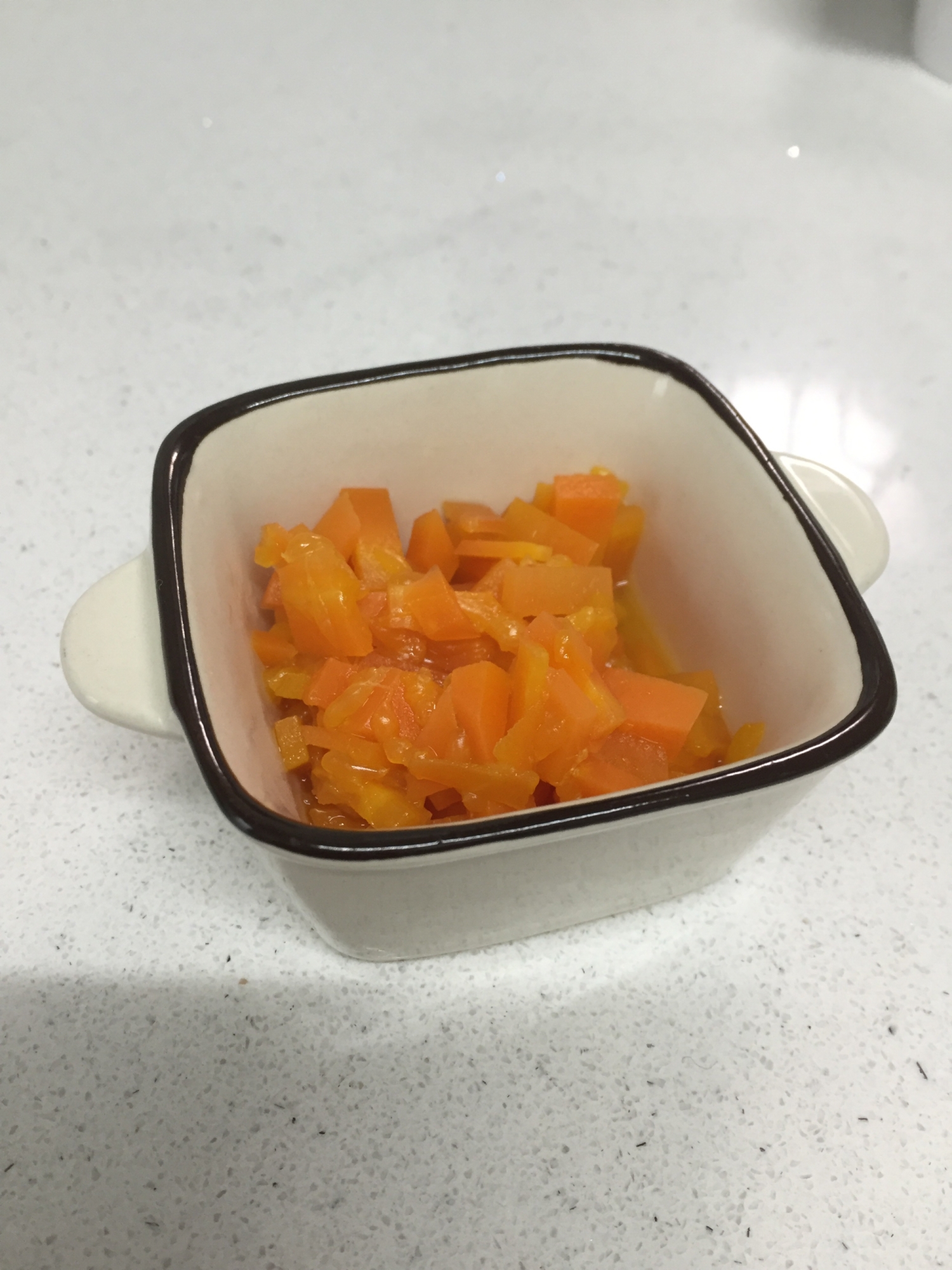 にんじんのミカン煮 離乳食に