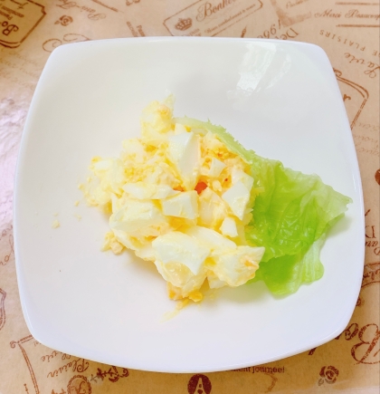 卯の花の卵サラダ