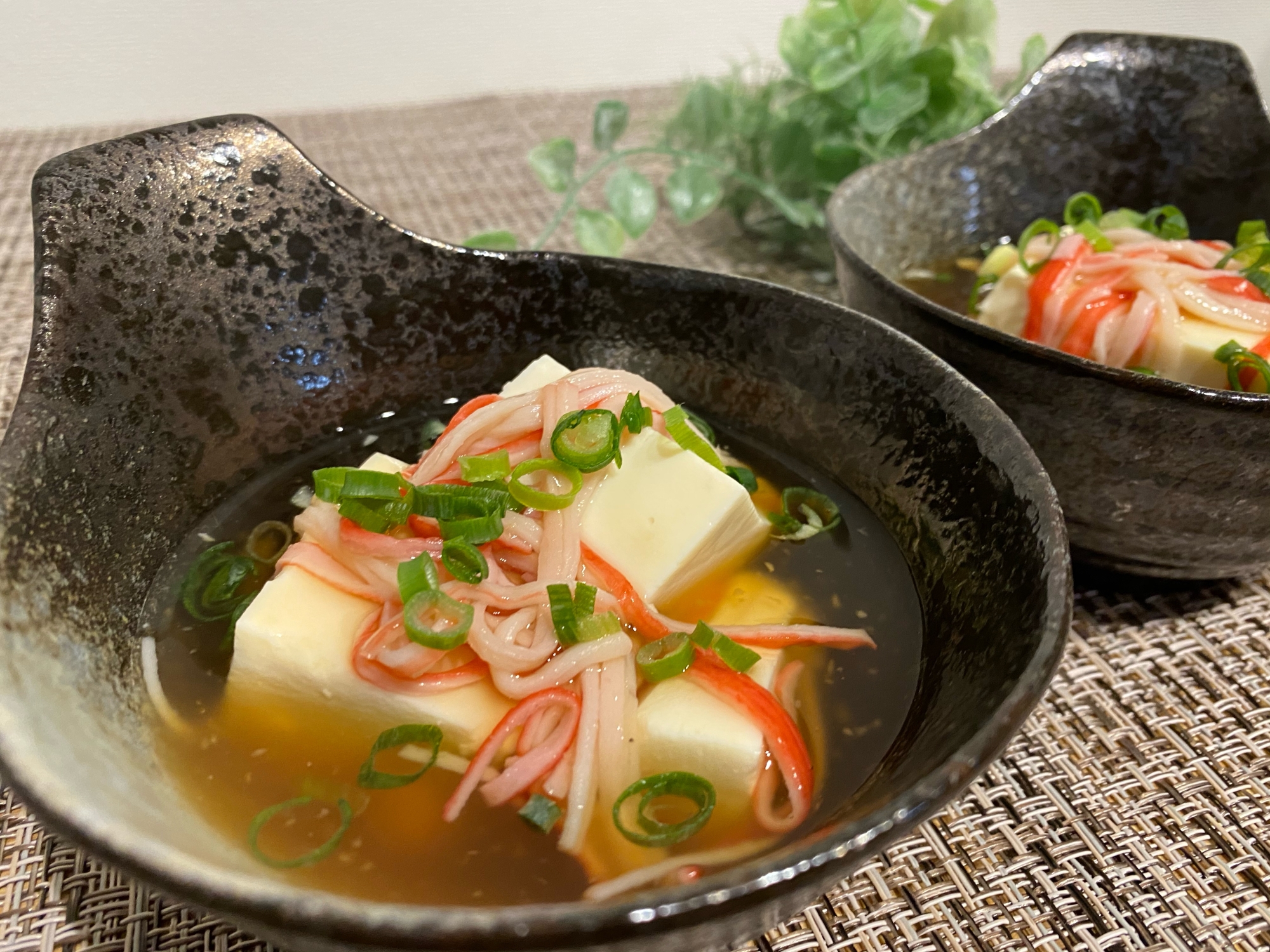 カニカマあんかけ豆腐♡