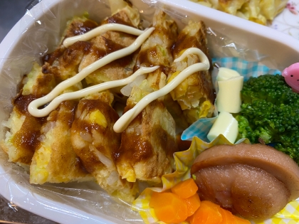 今週のお弁当☆お好み焼き弁当！