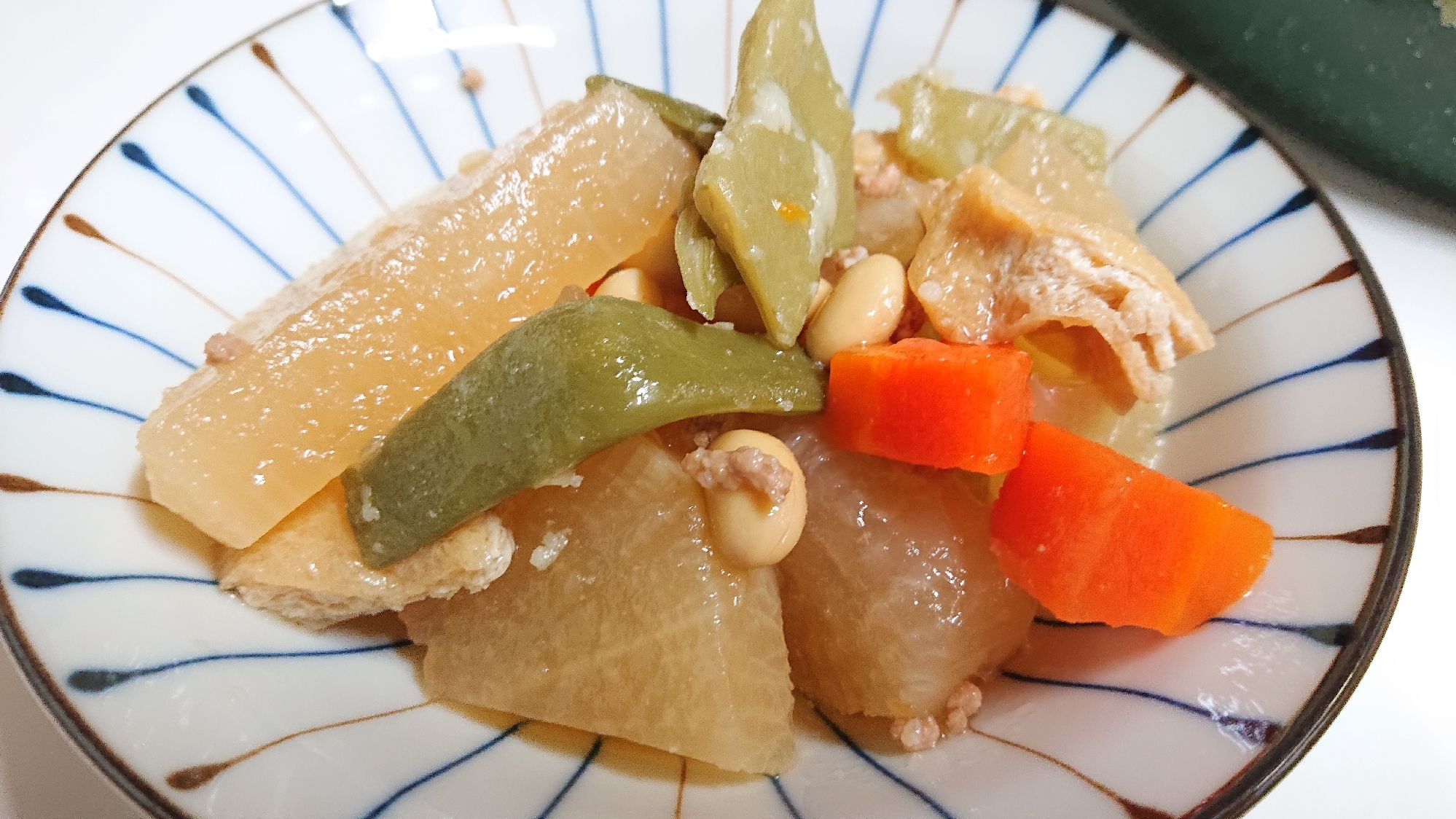 いんげんと大豆入り☆煮物＊