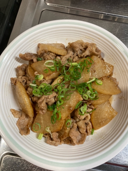 豚肉と大根のコク旨炒め煮
