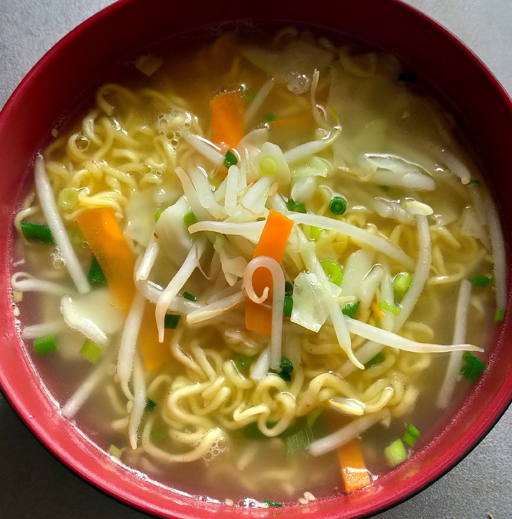 野菜ミックスで♫塩ラーメン