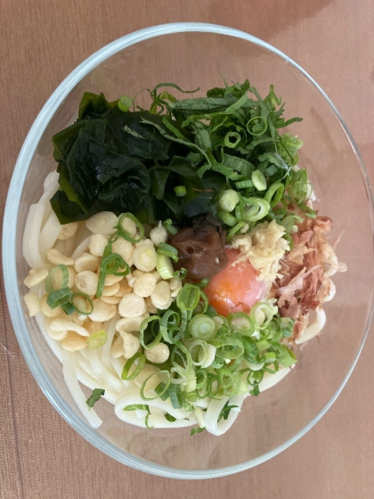 梅＆しょうがでさっぱり☆ぶっかけうどん