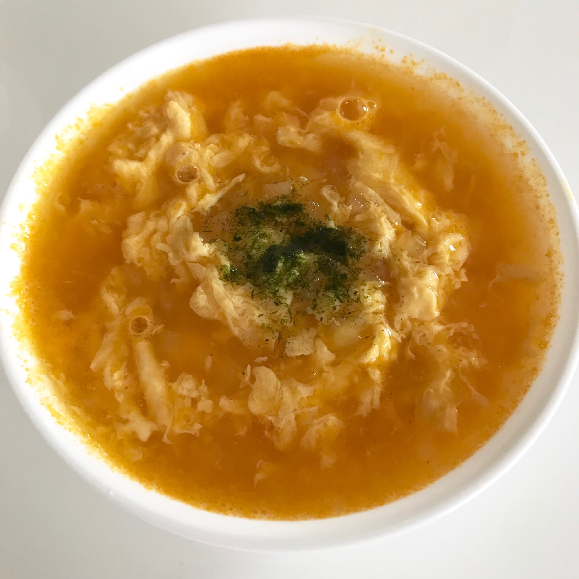 【離乳食】人参卵スープ