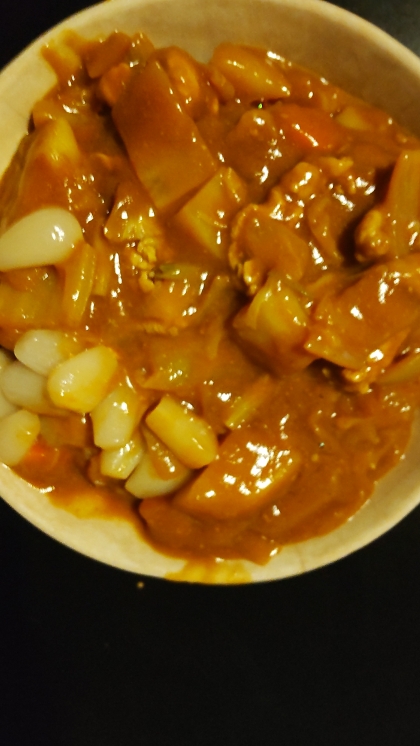 お肉ゴロゴロ■豚と玉ねぎたっぷりカレー‼️肉食