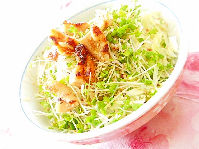 Bスプラウトとキャベツとカリカリ鶏皮のサラダ レシピ 作り方 By 小太郎1212 楽天レシピ Bスプラウトとキャベツとカリカリ鶏皮のサラダ レシピ 作り方 By 小太郎1212 楽天レシピ