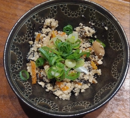 たくさん作って冷凍保存　おからの炒り煮（卯の花）