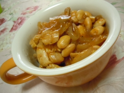 大豆とかも入れて鶏肉半端もブッ込んじゃいました～＾＾
がっつり食べれる美味しさでお腹も満腹心も満足～❤❤
美味しかったです。ご馳走様でした✿