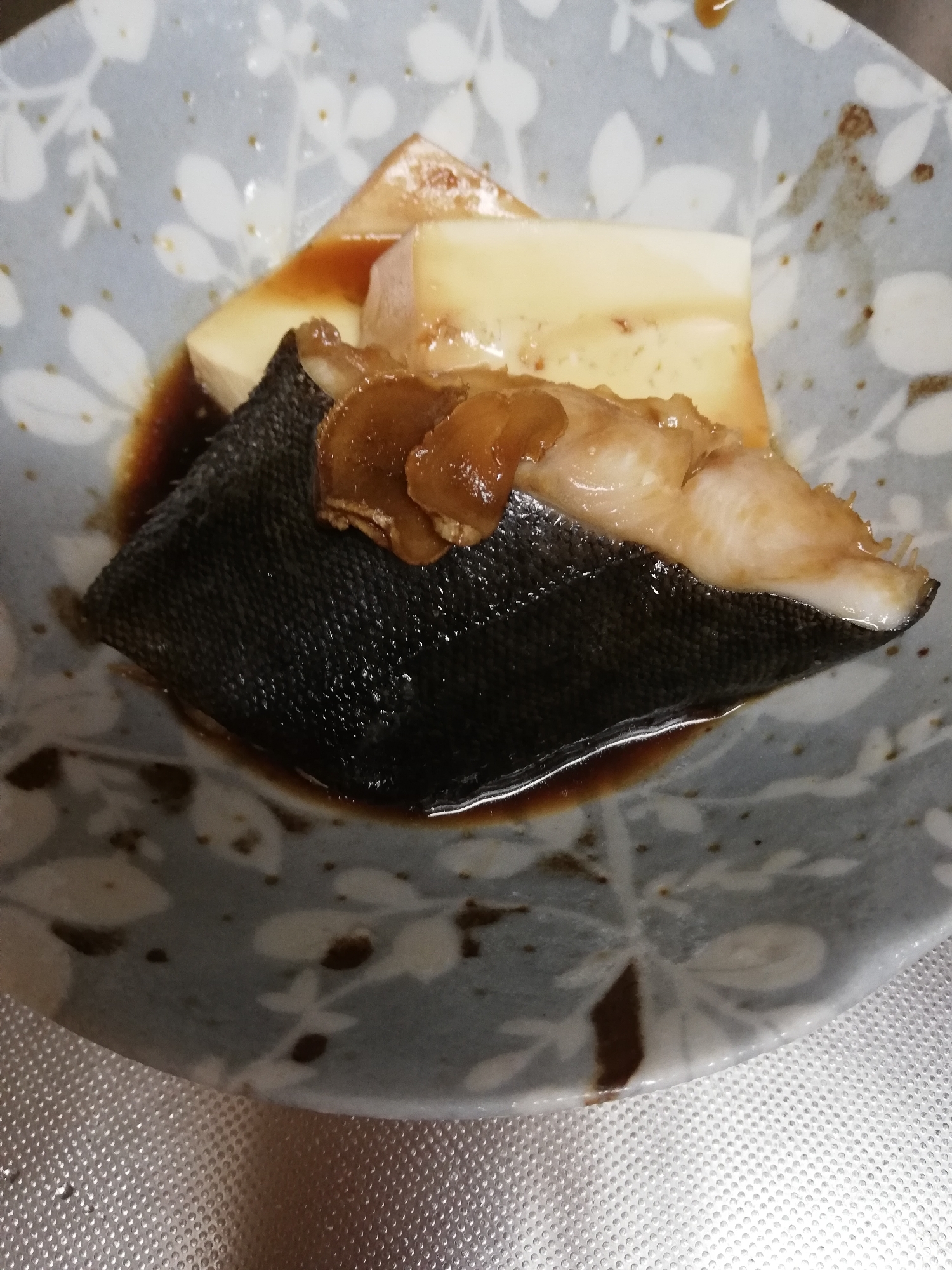 銀だらと豆腐の煮付け