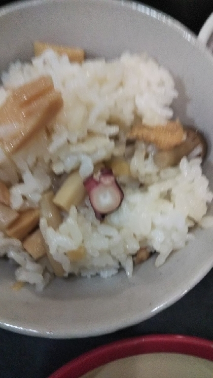 チンしてご飯に混ぜるだけ☆簡単たこ飯