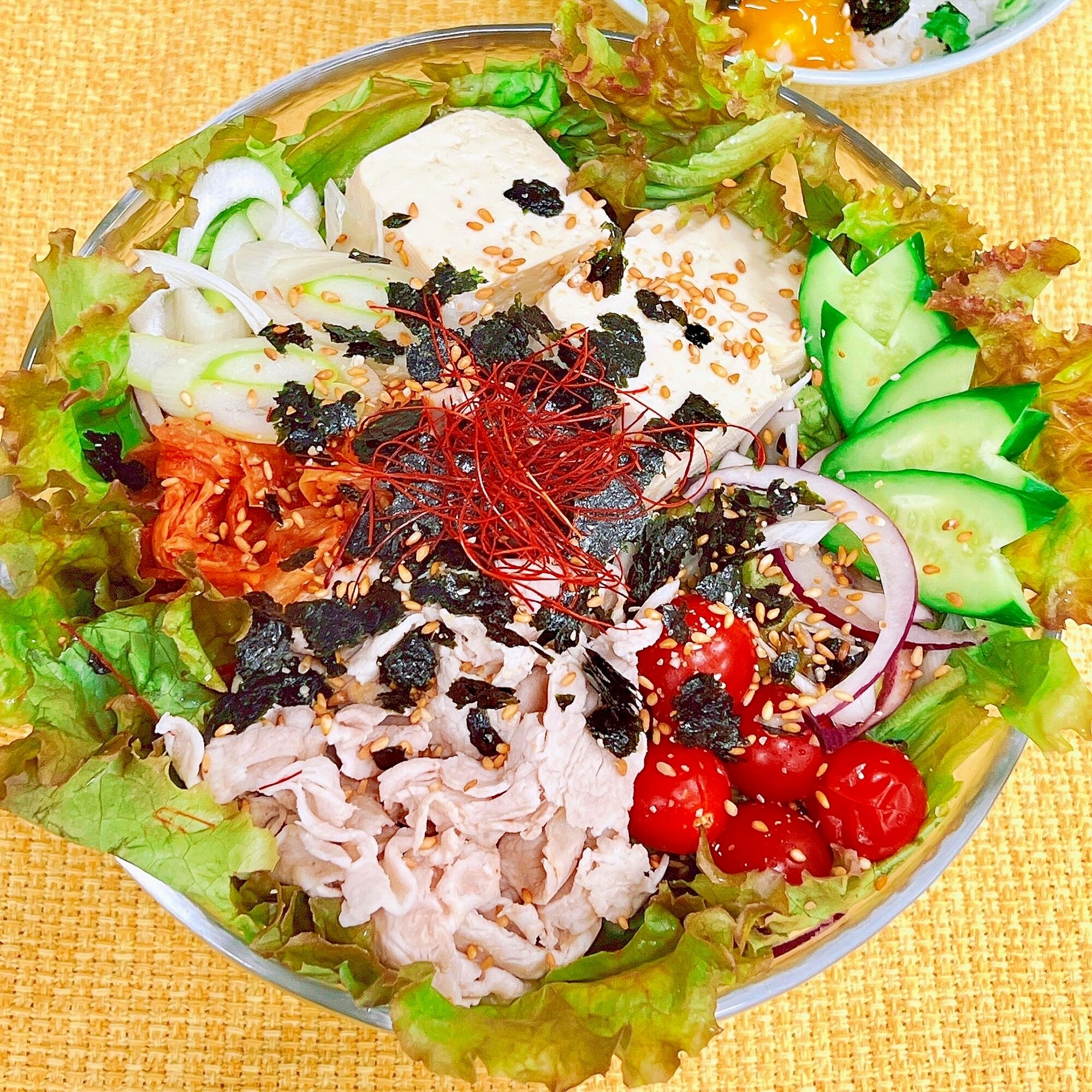 ボリューム満点！冷しゃぶチョレギサラダ レシピ・作り方 by まめもに
