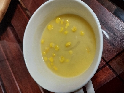 玉ねぎの甘みがコーンスープと良く合って美味しかったです(*^^*)