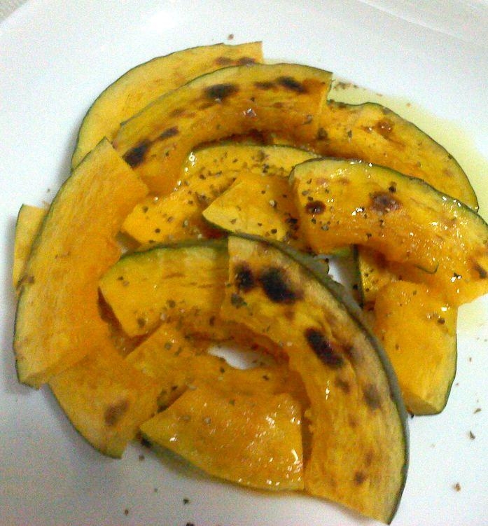 かぼちゃのオイルかけ