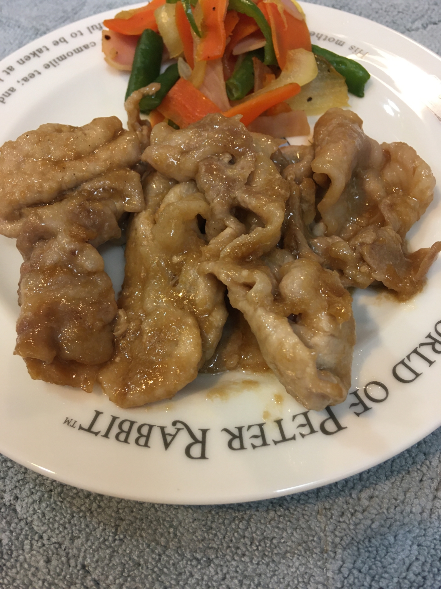 柔らか〜い生姜焼き❣️