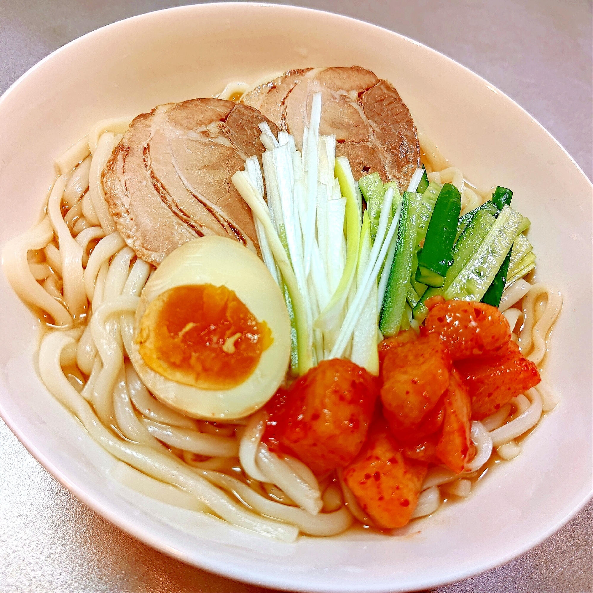 さっぱりスープの盛岡冷麺風/夏バテ防止に