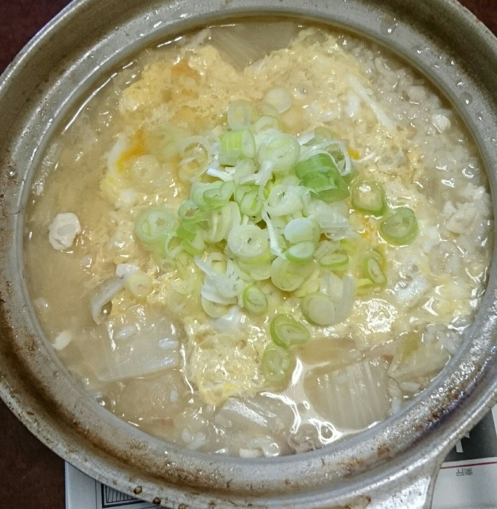 卵ねぎ粥