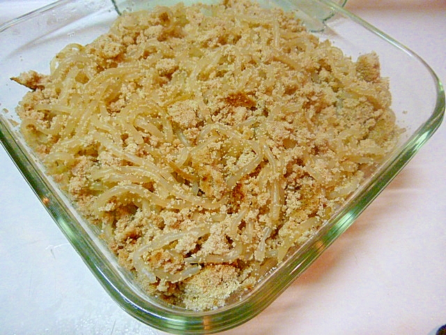 真鱈の卵で作る、しらたきの炒め煮