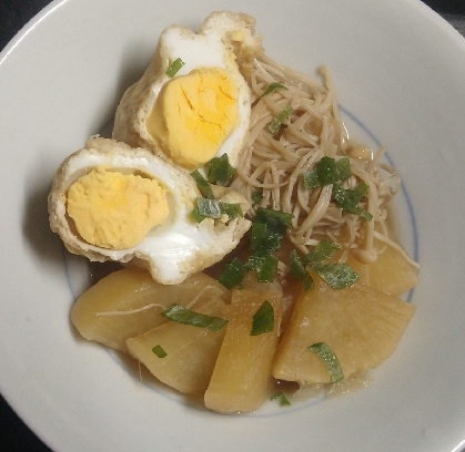 玉子巾着と大根の簡単煮物☆