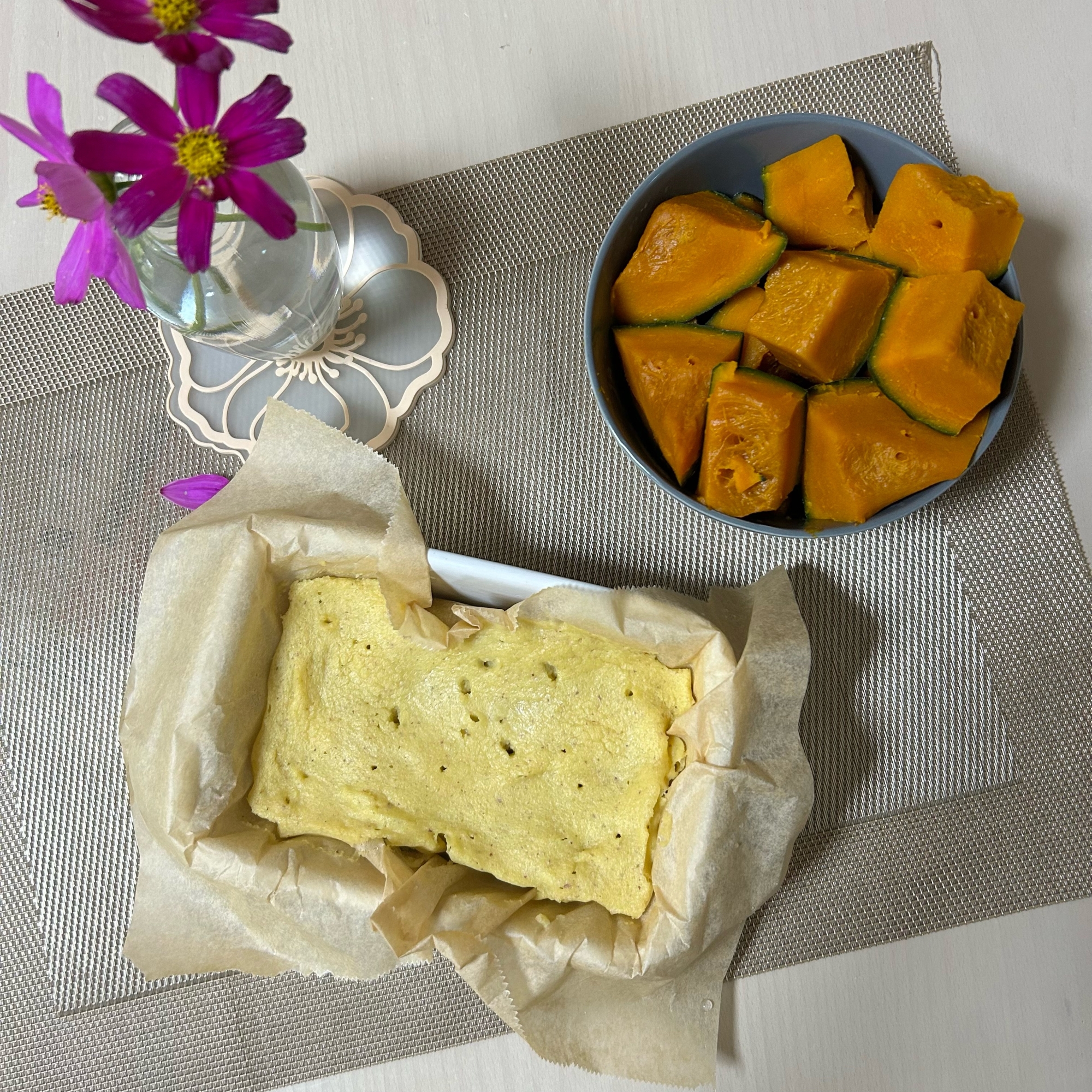 レンジのみで簡単！スィートポテト風ケーキ