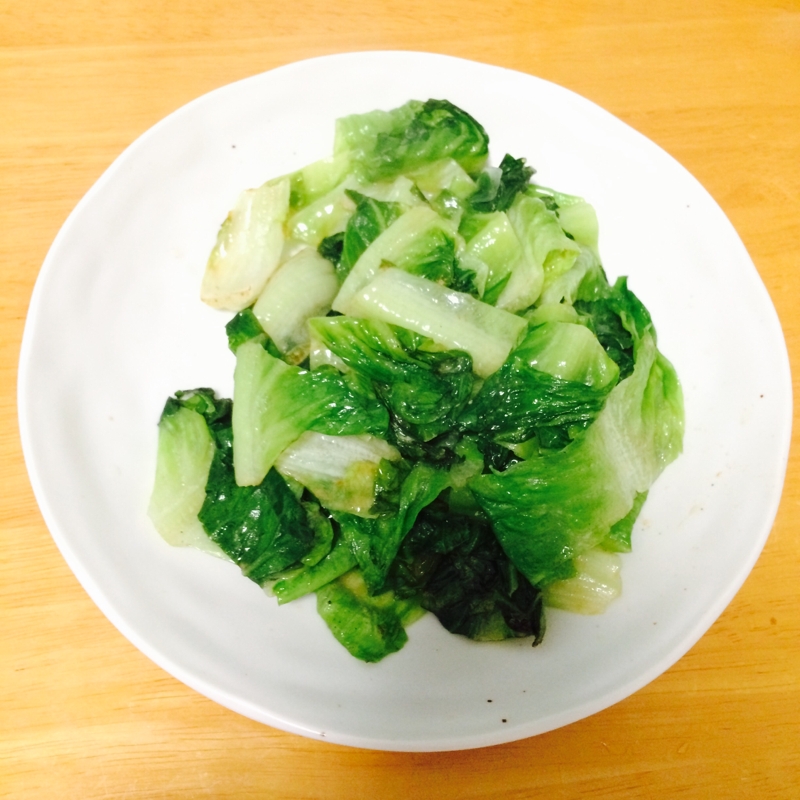 ロメインレタスのマヨネーズ炒め レシピ 作り方 By Emipou 楽天レシピ