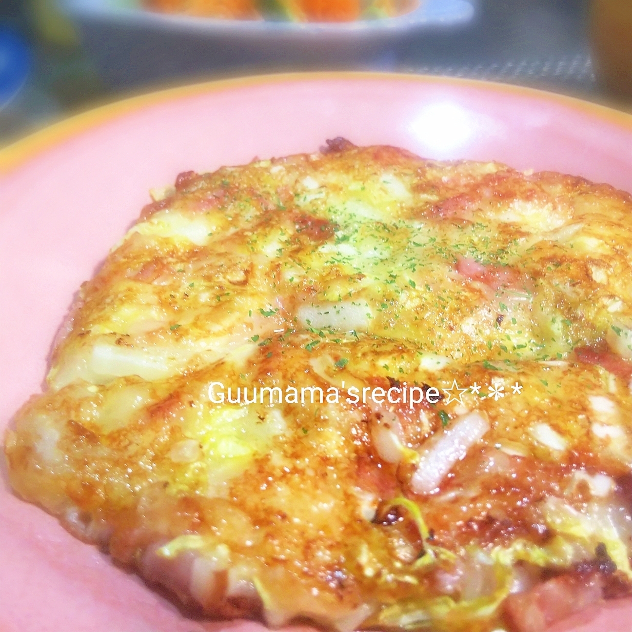 フライパンで簡単♡白菜とベーコンのチーズ焼き