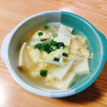 栄養たっぷりの高野豆腐のスープ美味しく頂きました(*^-^*)
ご馳走様でした♪