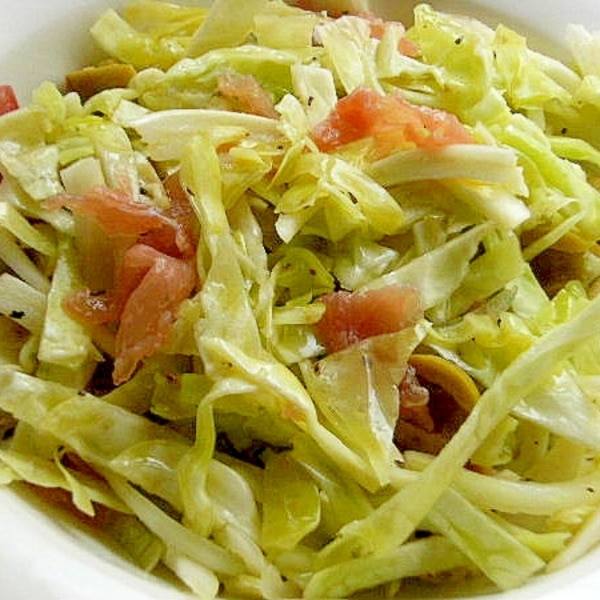 コールスローに飽きたら 塩漬けオリーブ バジルで レシピ 作り方 By ジョン リーバス 楽天レシピ コールスローに飽きたら 塩漬けオリーブ バジルで レシピ 作り方 By ジョン リーバス 楽天レシピ