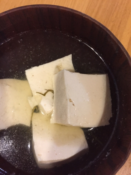 とろとろの温泉湯豆腐がおうちで簡単！