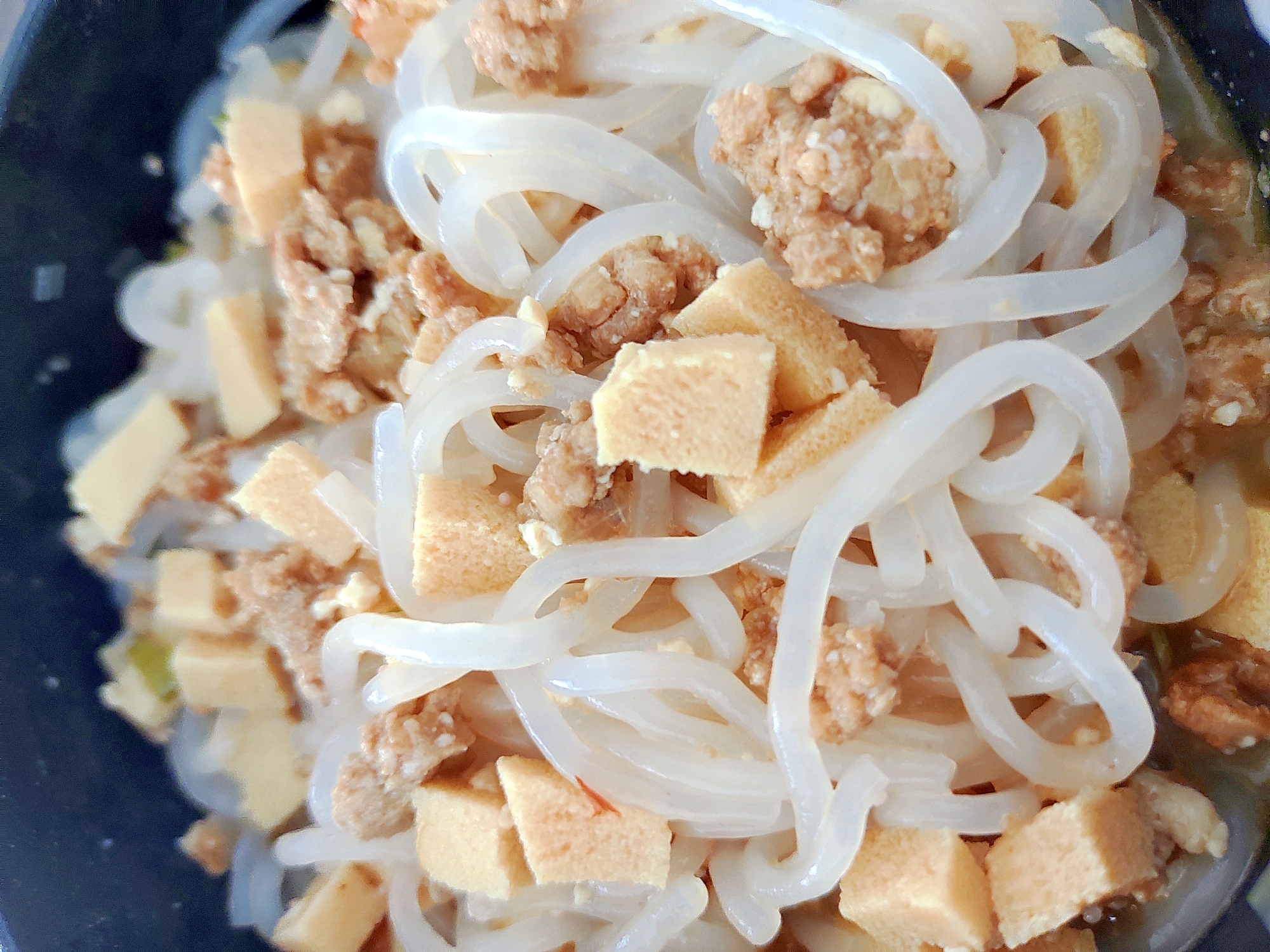 こんにゃくと高野豆腐の炒めもの