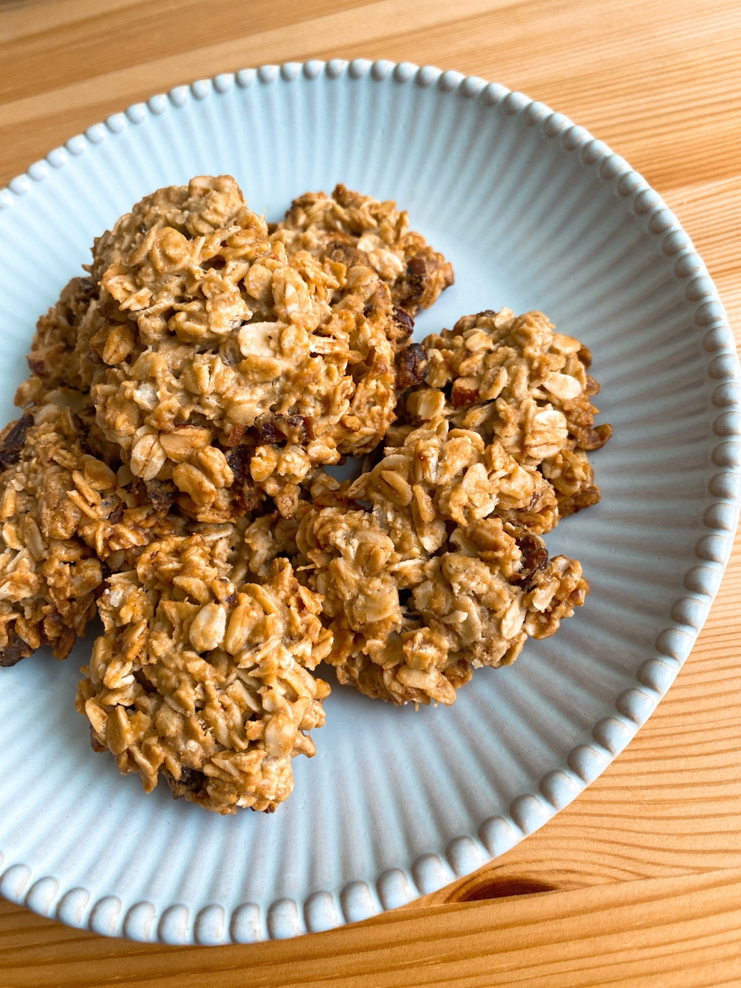 バターなし ヘルシーざくざくオートミールクッキー レシピ 作り方 By ゆるっとダイエッター 楽天レシピ