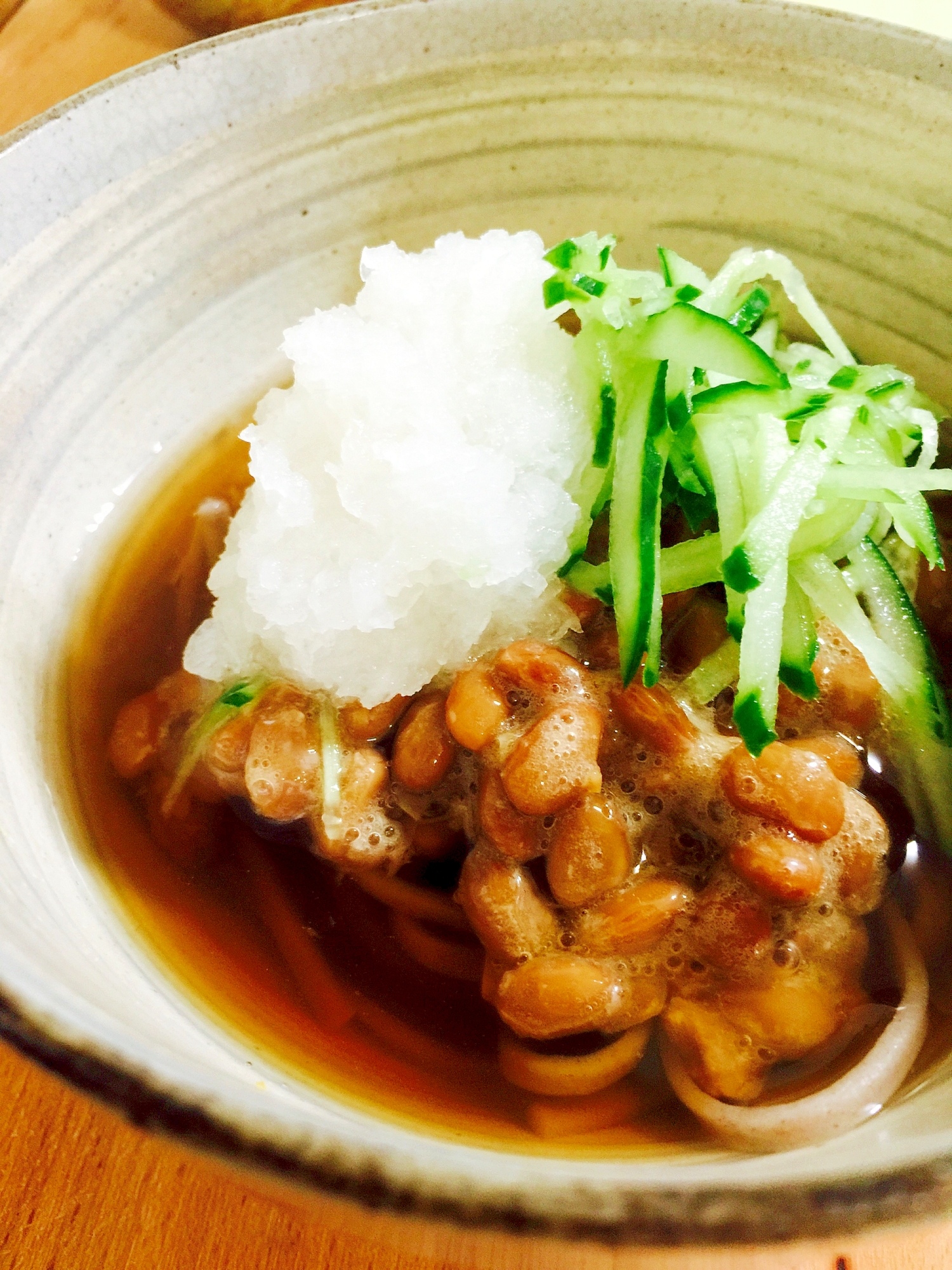 ねばトロ 腸内元気になる 納豆おろし蕎麦 レシピ 作り方 By Toytoy Saori05 楽天レシピ