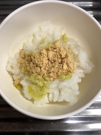 離乳食★きな粉がけおいも粥