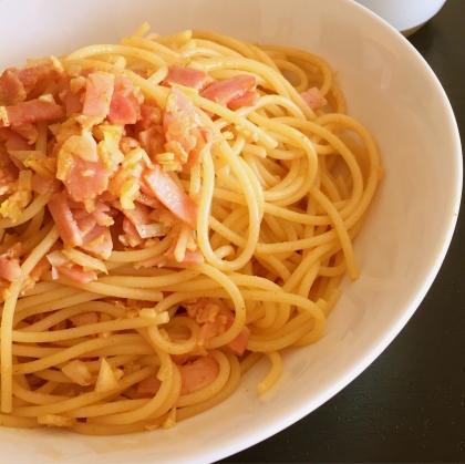 カレー風味のスパゲティ♪