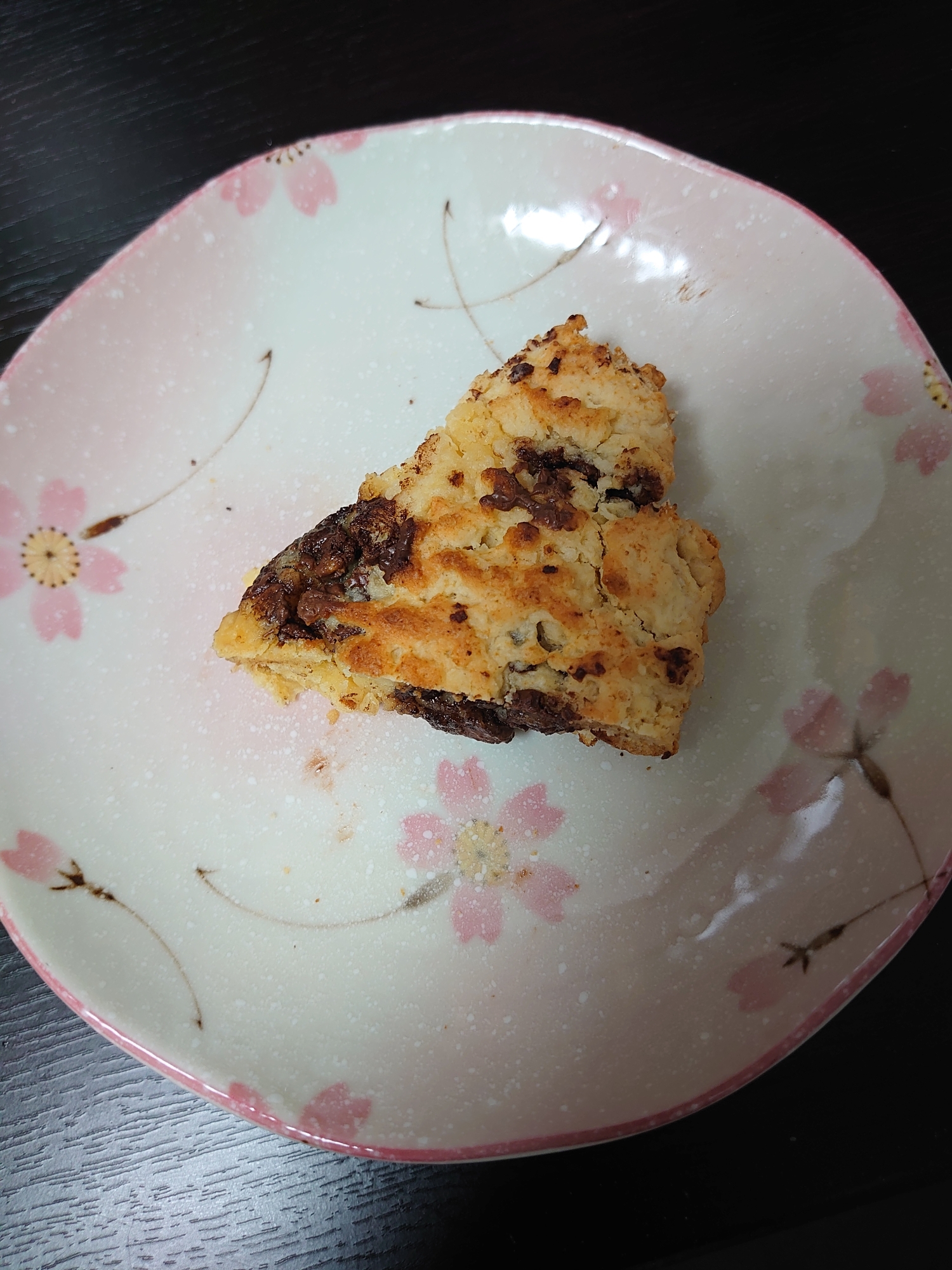 魚焼きグリルで作るチョコスコーン