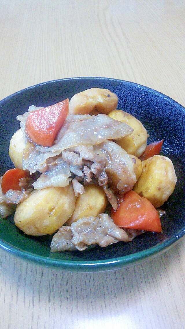 利平栗の煮物(肉じゃが風)