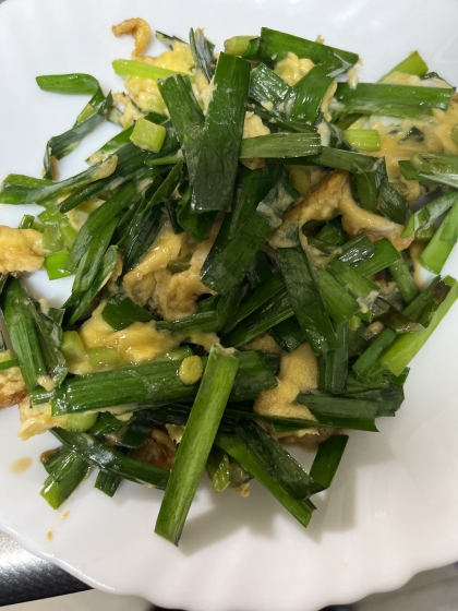 3分で簡単ニラ玉