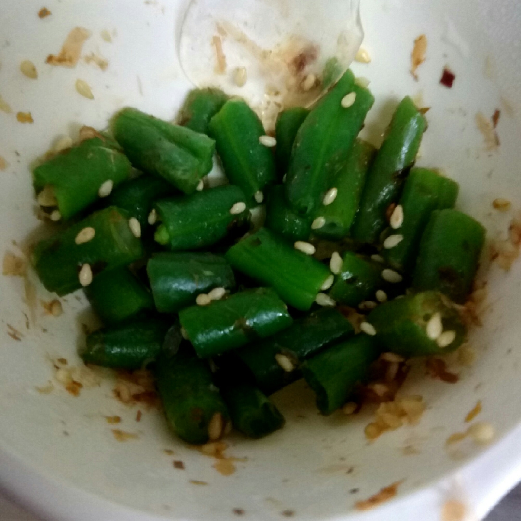 離乳食完了期 いんげんのごま和え レシピ 作り方 By マリリ8 楽天レシピ