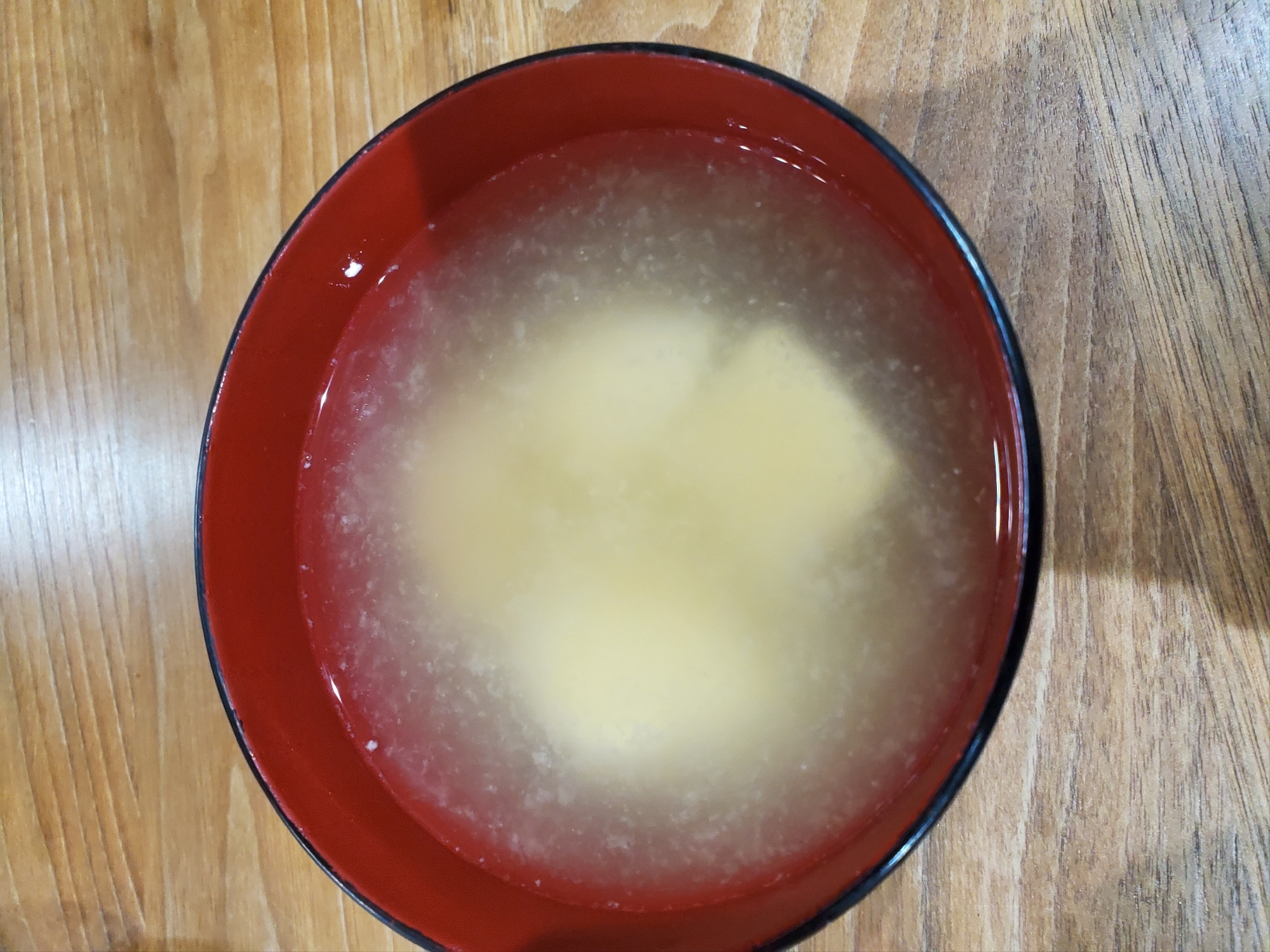 簡単、豆腐の味噌汁